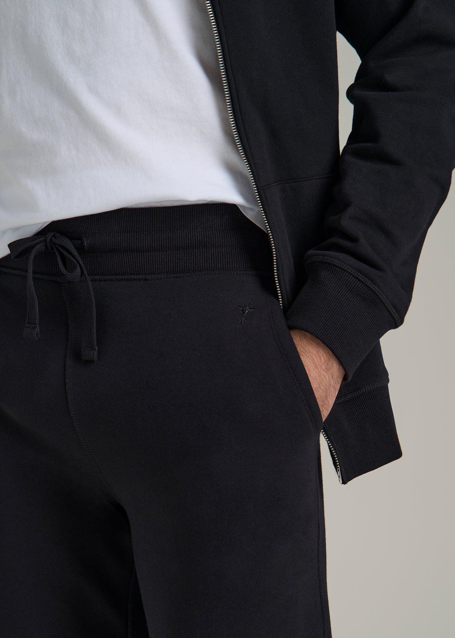 Wearever 2.0 Fleece Sweatpants for Tall Men in Black Product Image