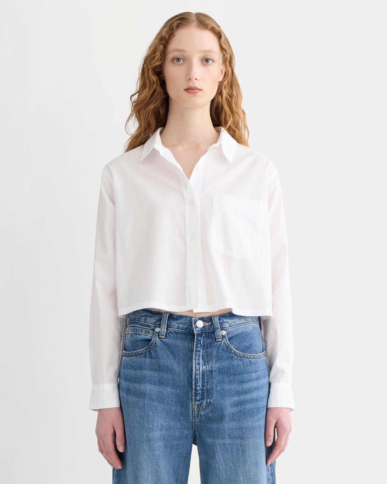 The Way-Short Shirt in Silky Cotton Product Image