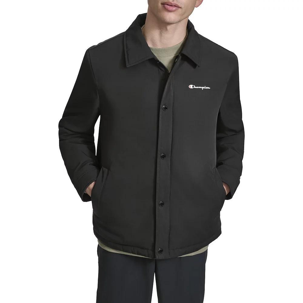 Men's Champion® Coaches Jacket, Size: Large, Black Product Image