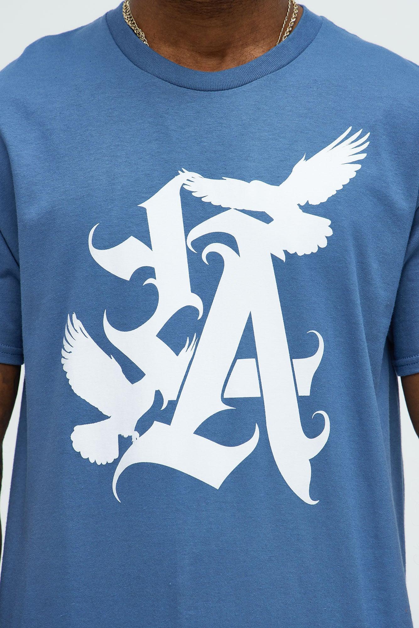LA Doves Short Sleeve Tee - Blue Product Image