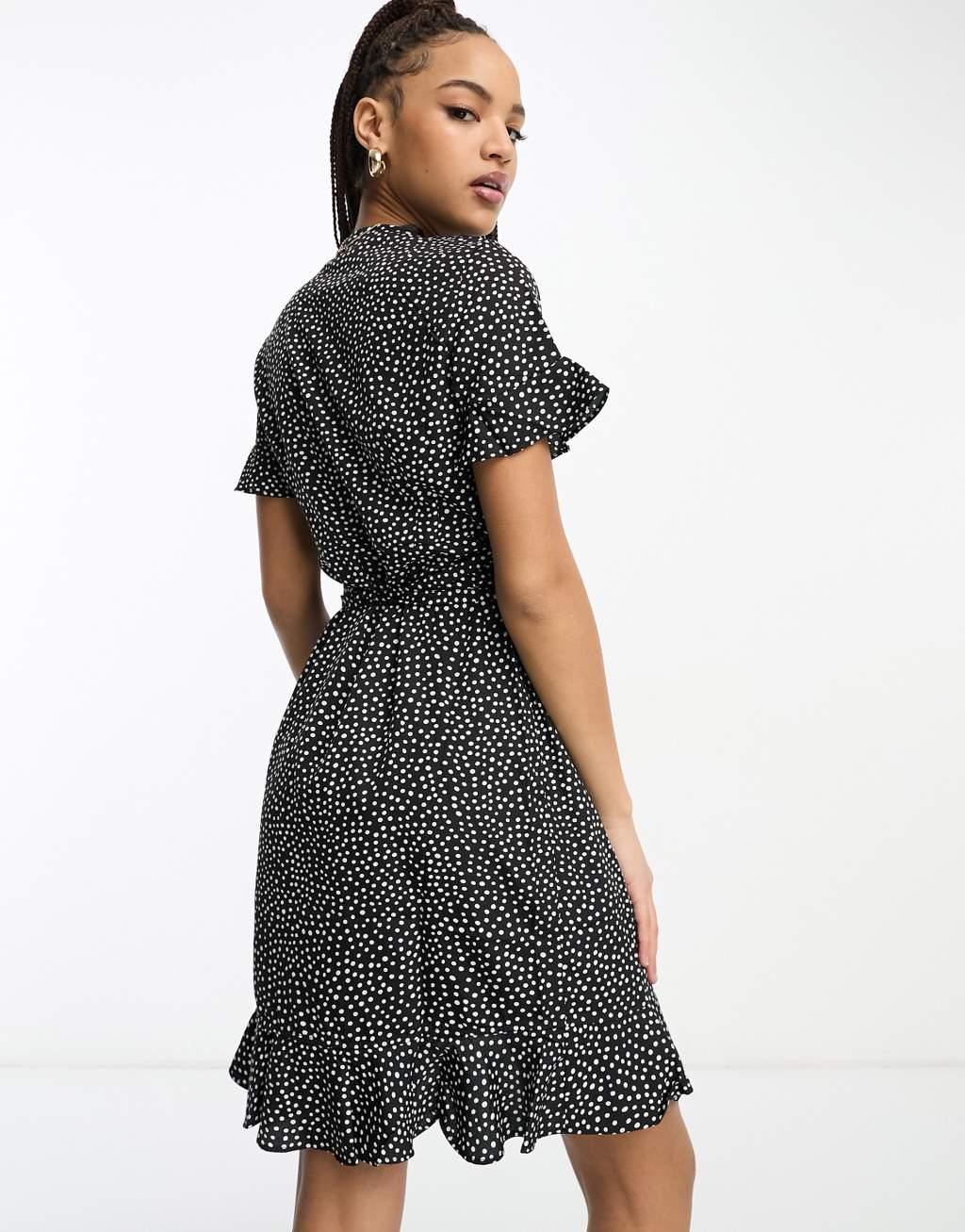 Vero Moda wrap mini dress Product Image