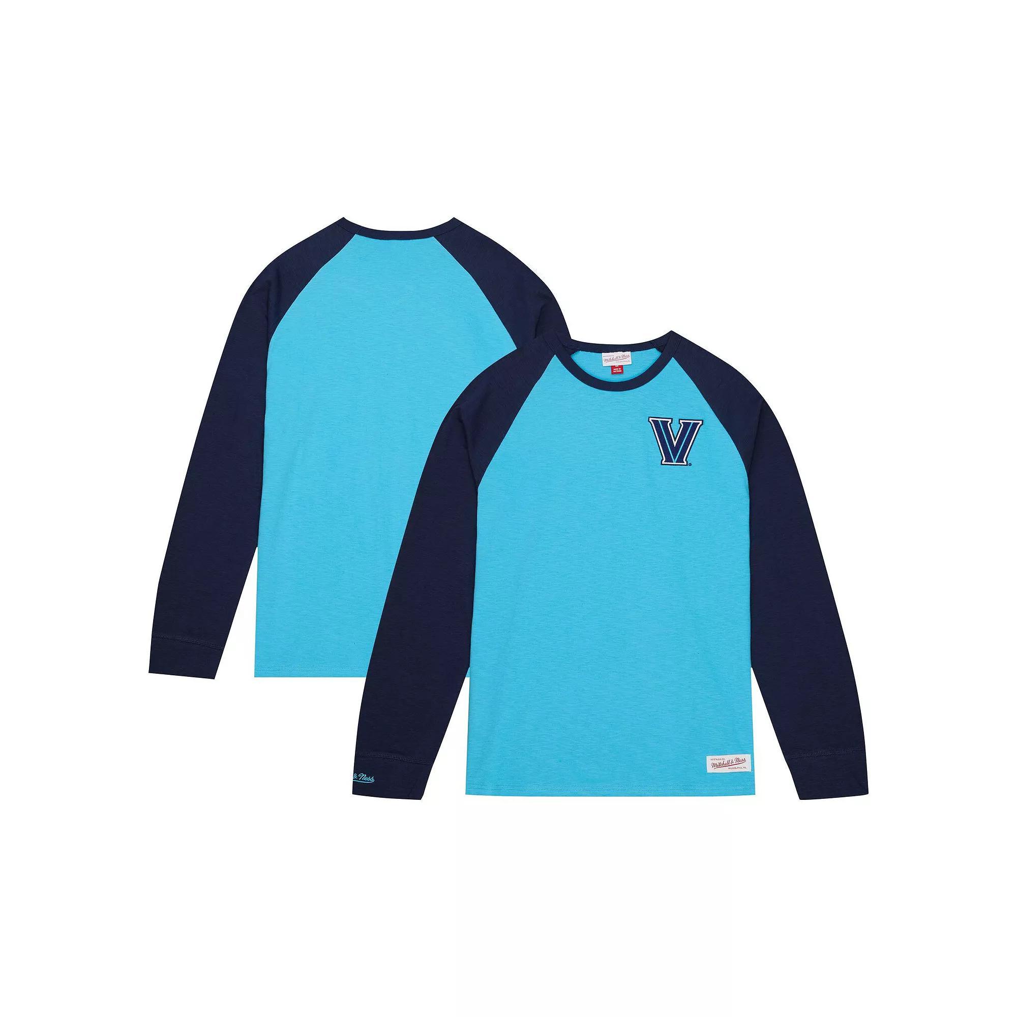 Men's Mitchell & Ness Light Blue Villanova Wildcats Legendary Slub Raglan Long Sleeve T-Shirt, Size: Large Product Image
