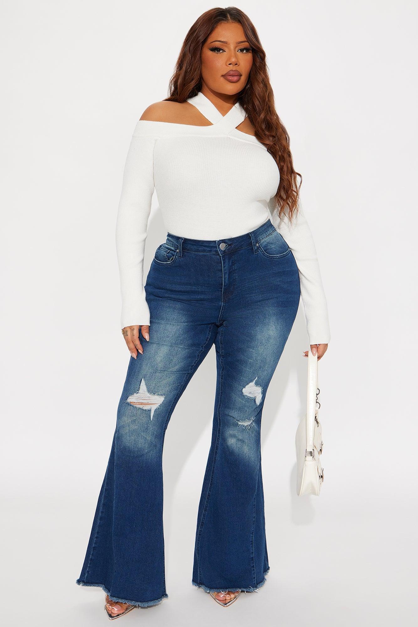 Cross My Heart Off Shoulder Sweater - Off White Product Image