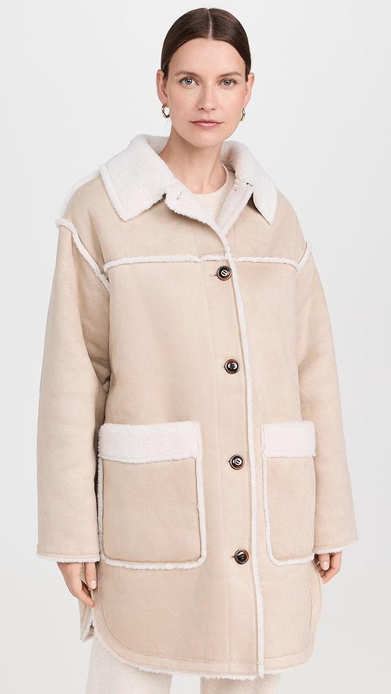 UGG Takara LuxeFluff Mid Jacket | Shopbop Product Image