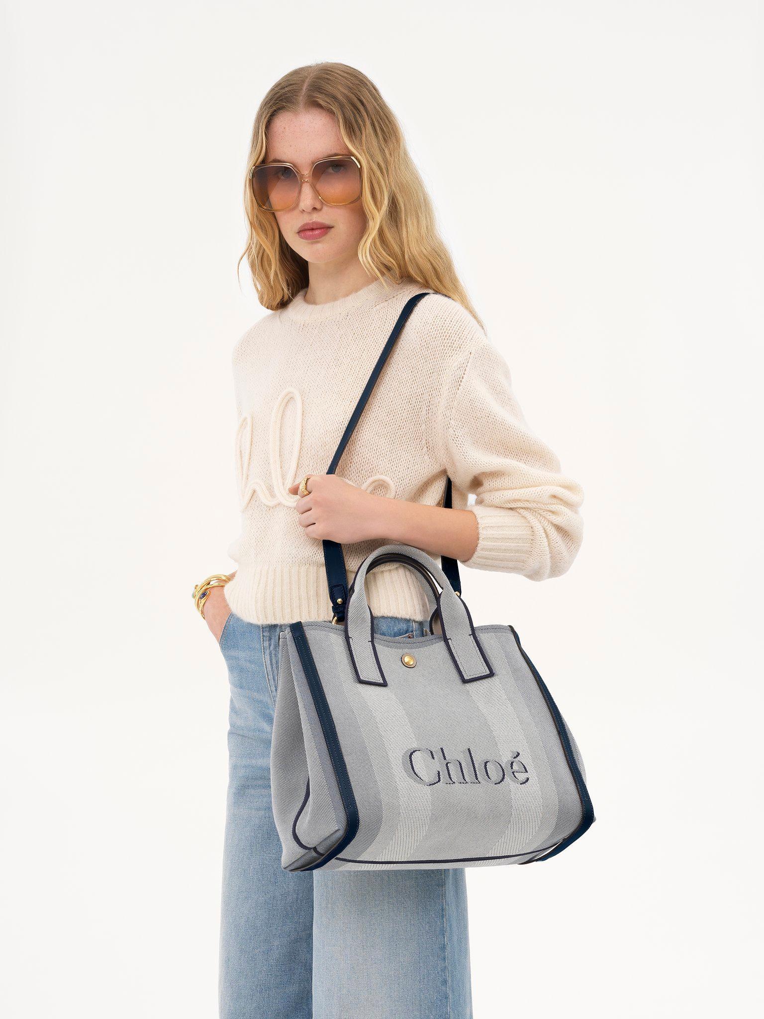 Chloé Carry tote bag in canvas Product Image