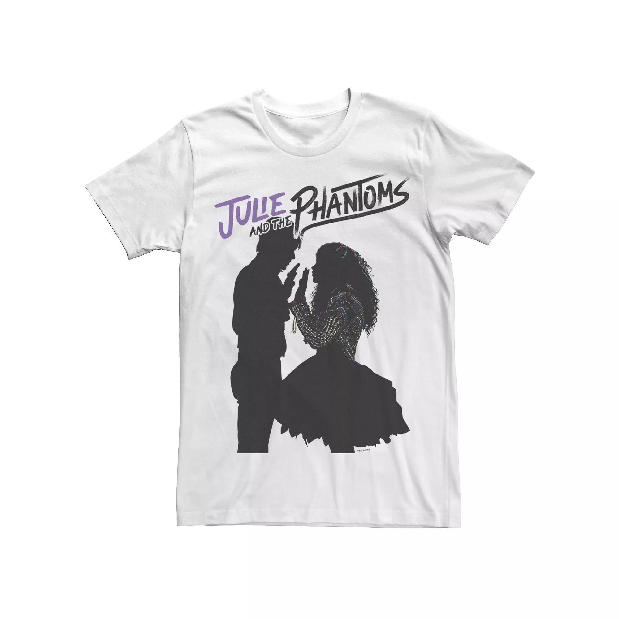 Men's Julie And The Phantoms Silhouettes Tee, Size: Medium, White Product Image