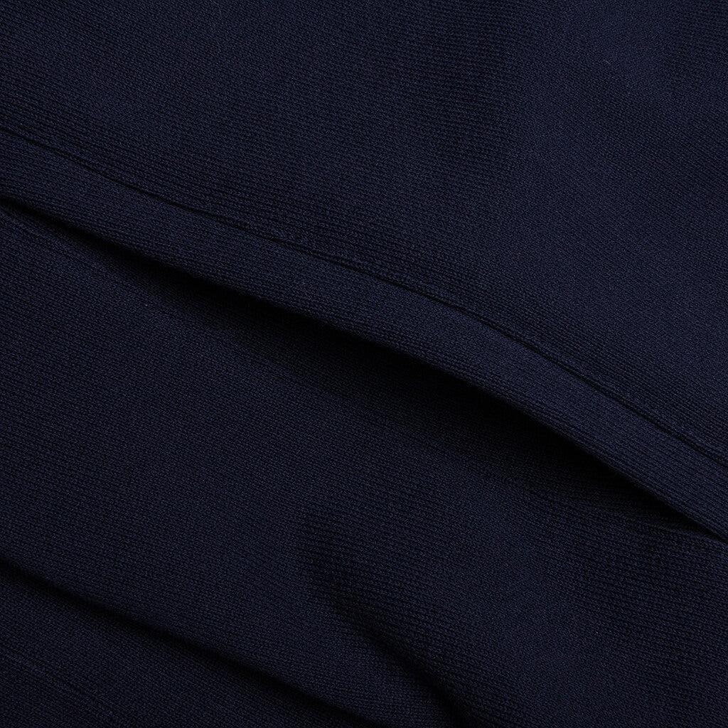 Logo and Skull Hoodie - Navy Male Product Image
