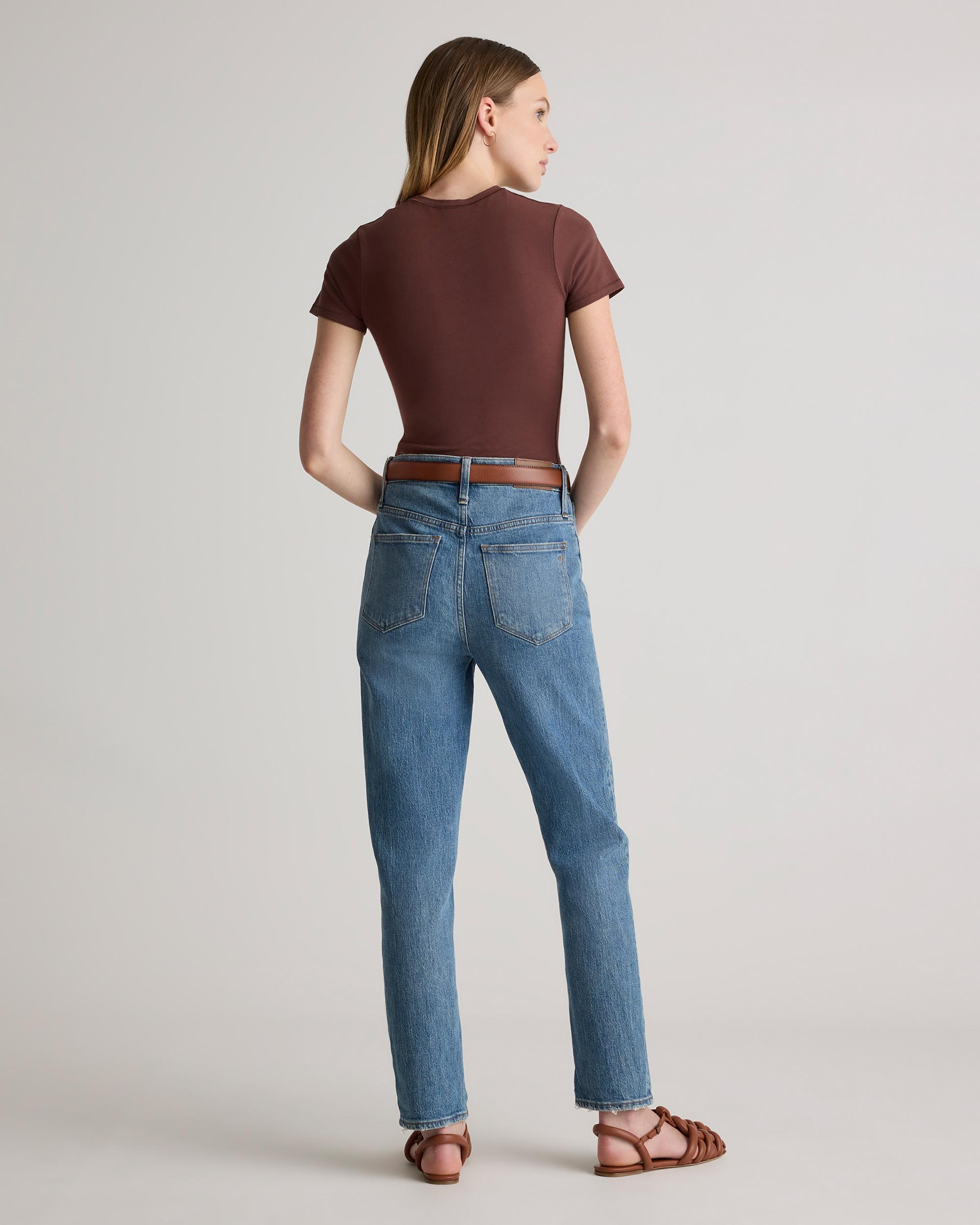Quince | Women's Stretch Cotton Jersey Fitted T-Shirt Size XL, Organic Cotton Product Image