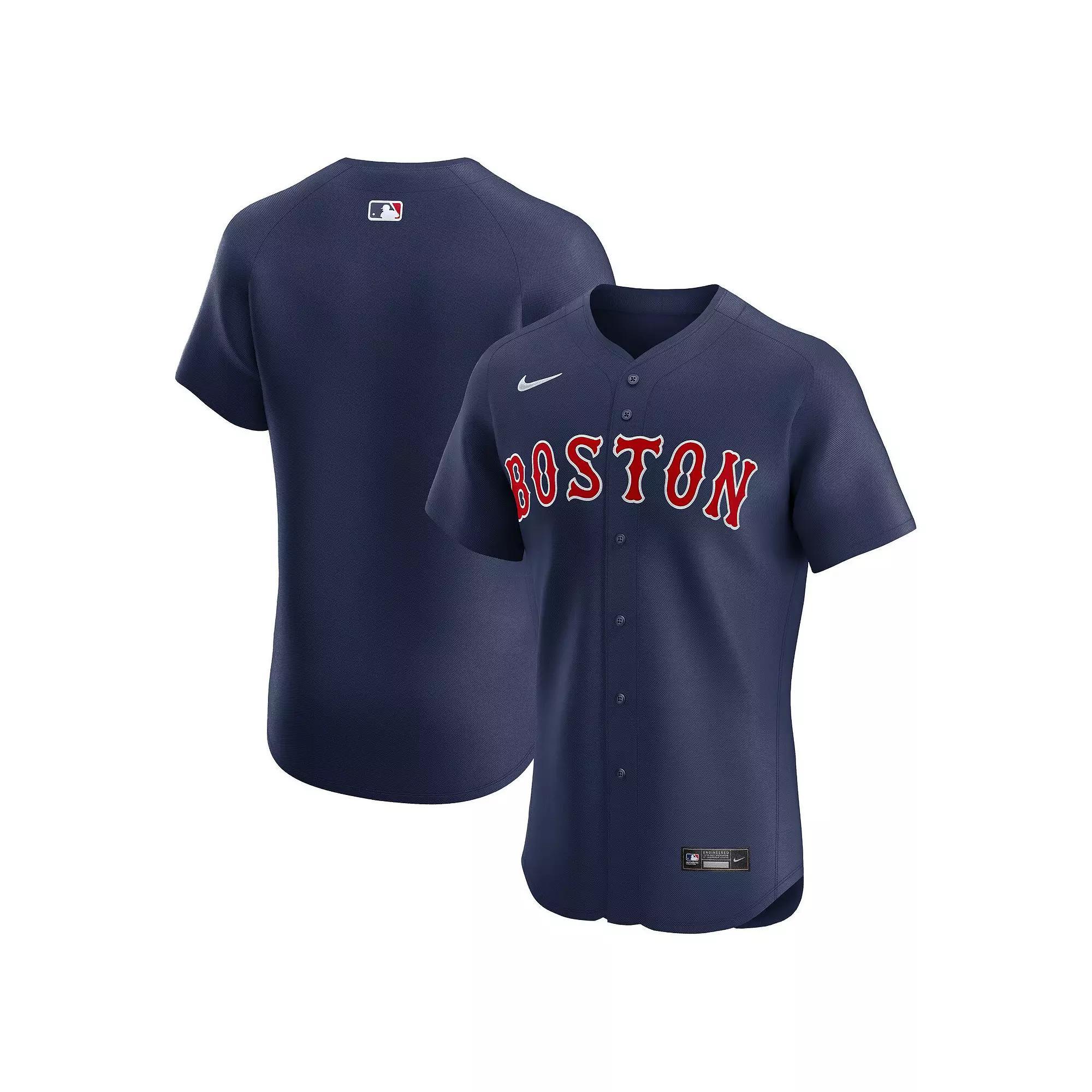 Mens Nike Boston Red Sox Alternate Elite Jersey Blue Product Image