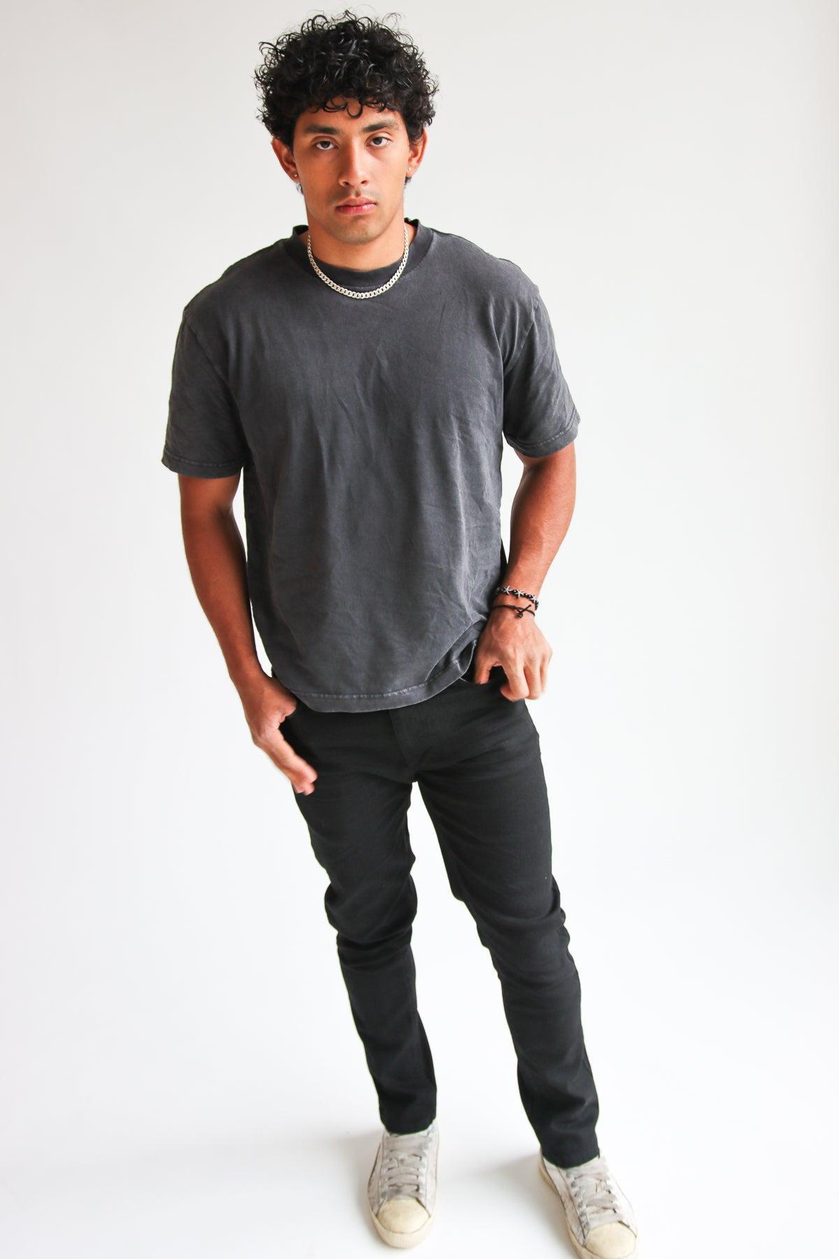 Stretch Black Skinny Jeans Product Image