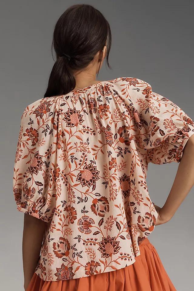 Sanctuary Bubble-Sleeve Boho Blouse Product Image