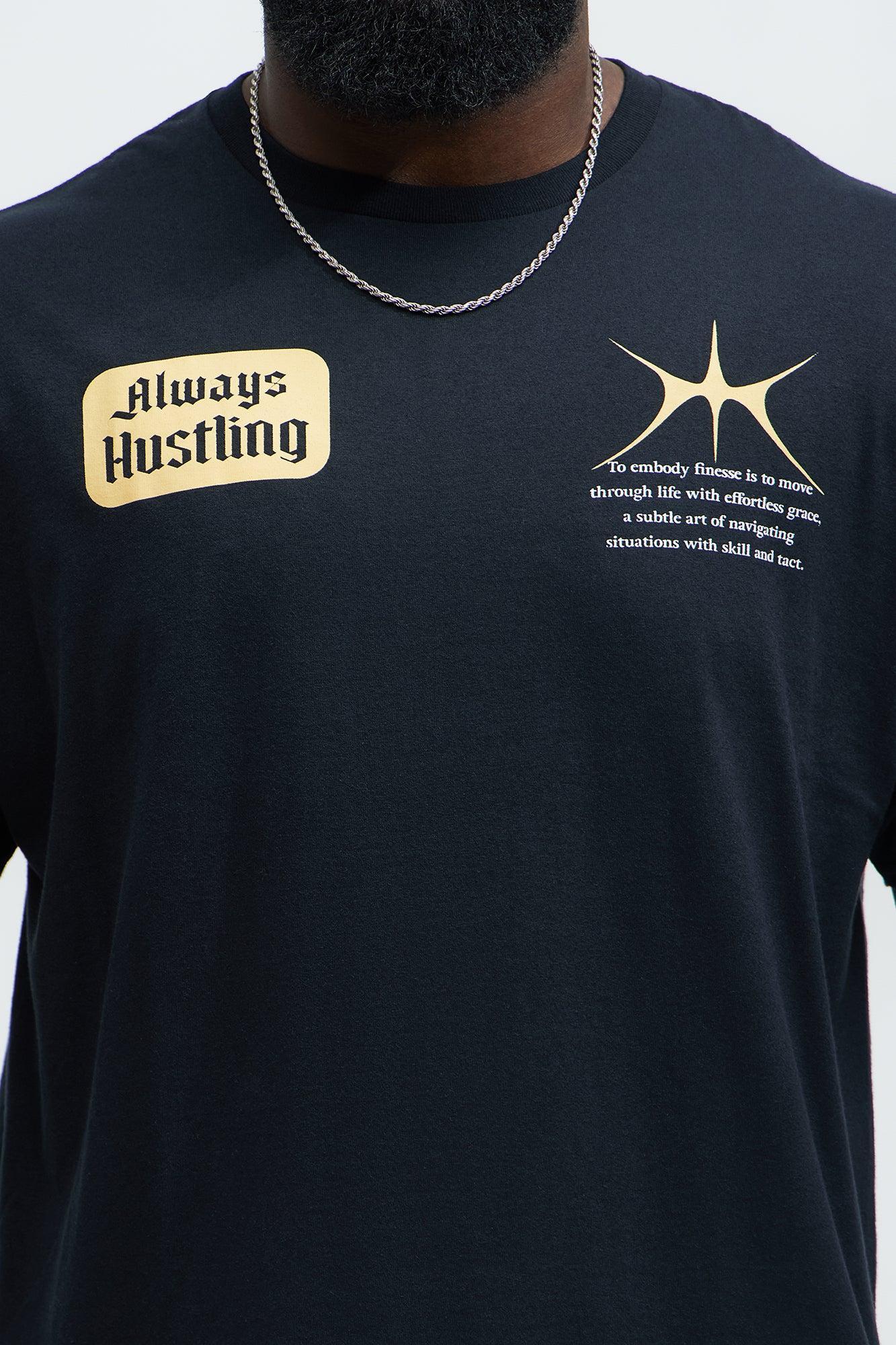 Always Hustling Short Sleeve Tee - Black Product Image