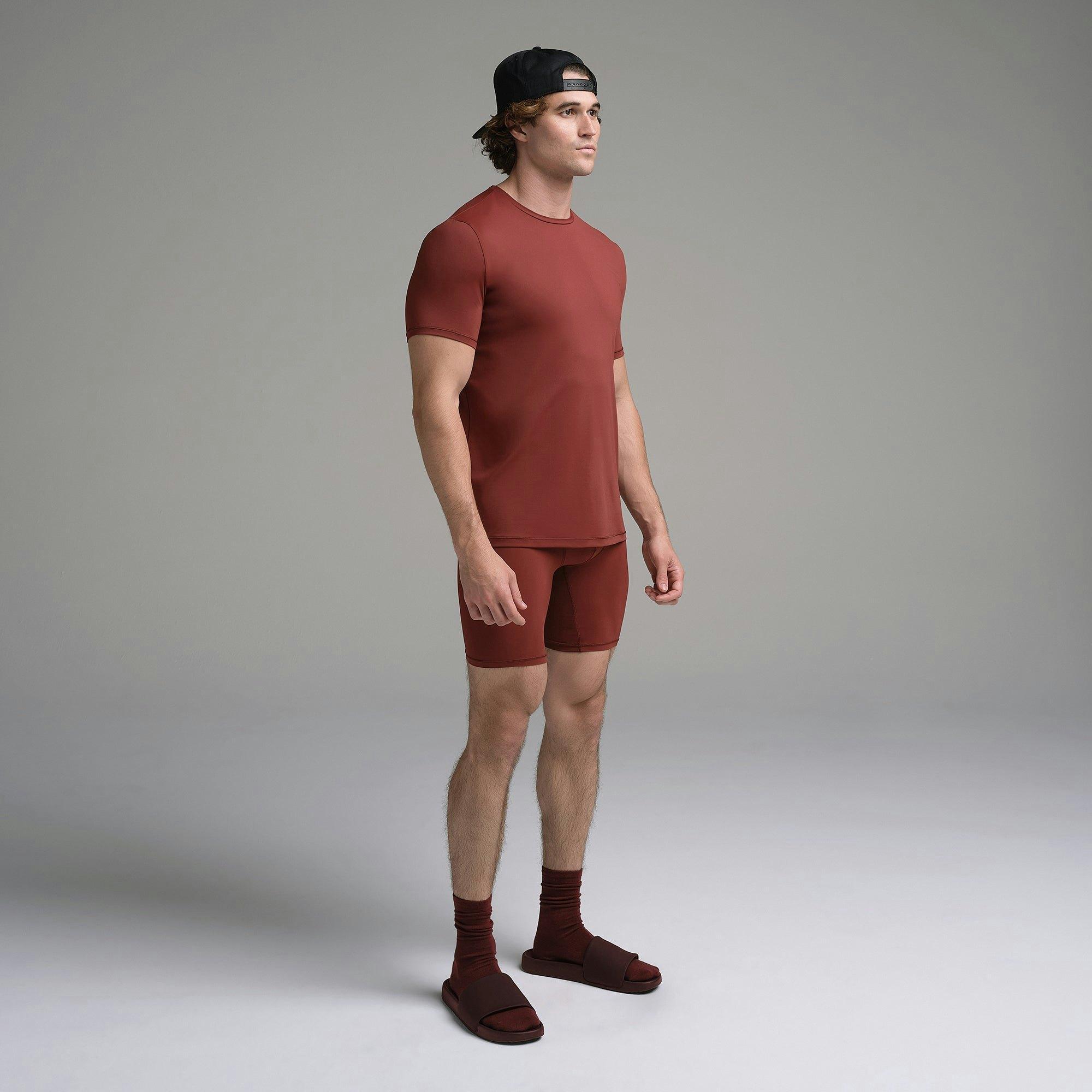 SKIMS SPORT MENS 5" BOXER BRIEF | SANGRIA Product Image