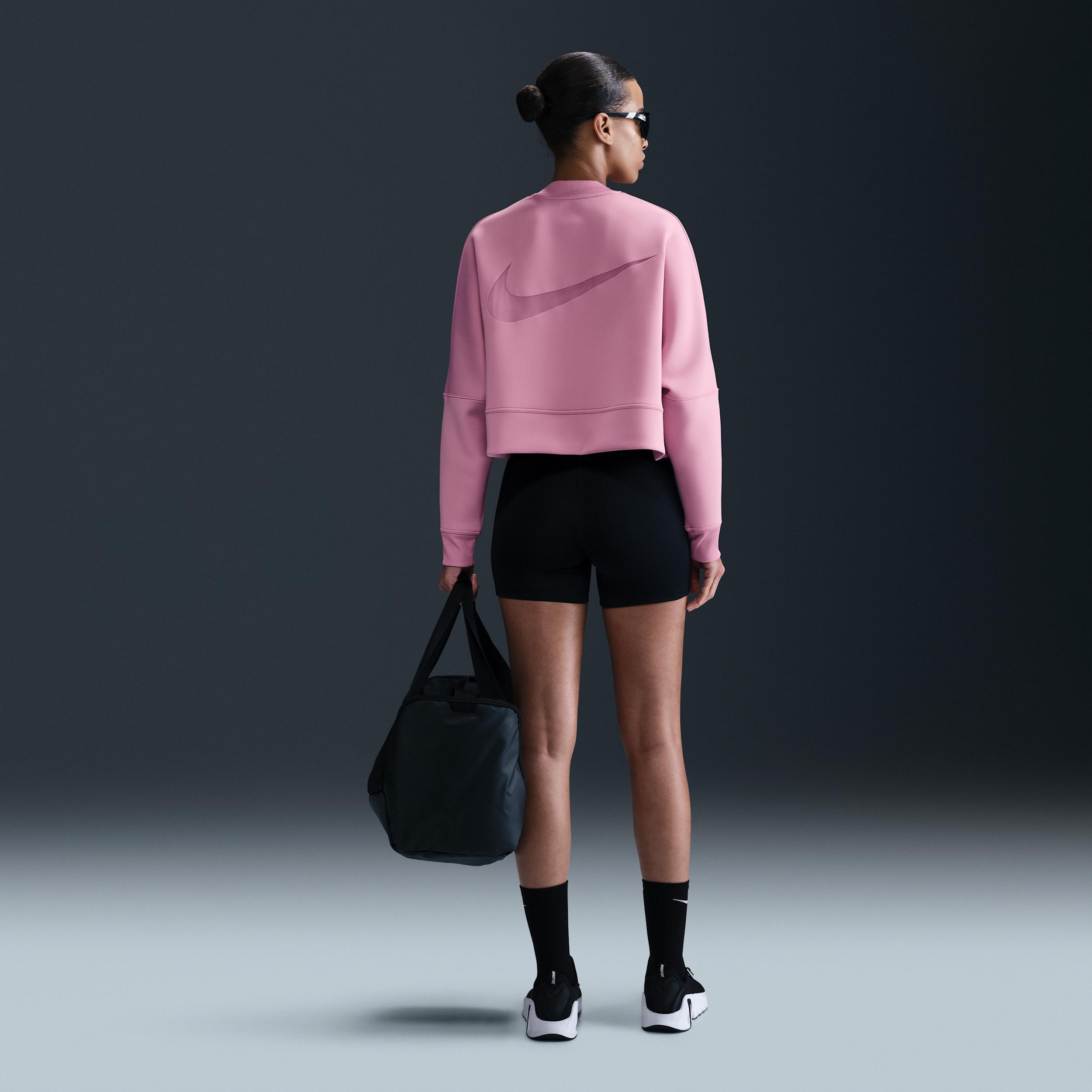 Nike Prima Women's Dri-FIT Oversized Crew-Neck Cropped Top Product Image