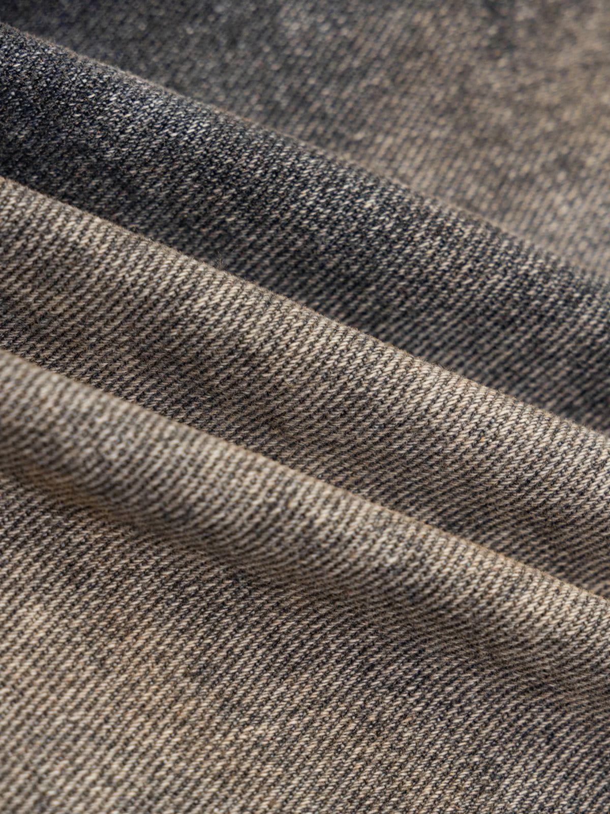 Aelfric Eden Mud Dyeing Denim Zip Up Hoodie Product Image