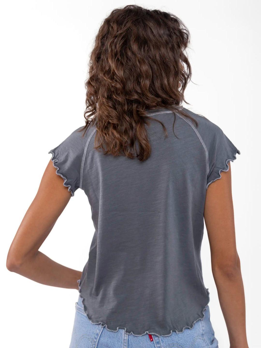 Lily Cotton Short Sleeve Tee Shirt Product Image