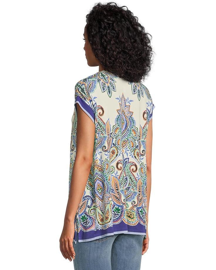 The Janie Favorite Short Sleeve Henley Tee Product Image