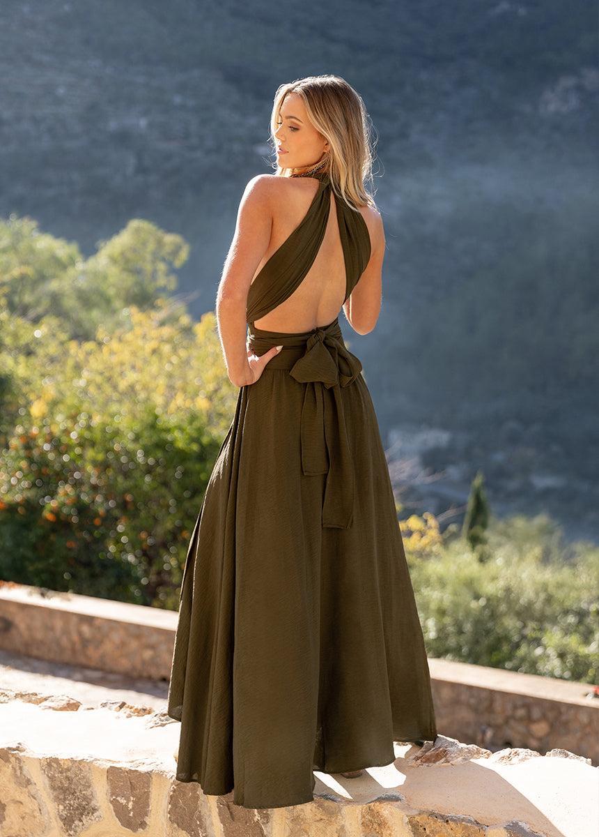 Juneau Dress in Oregano Female Product Image