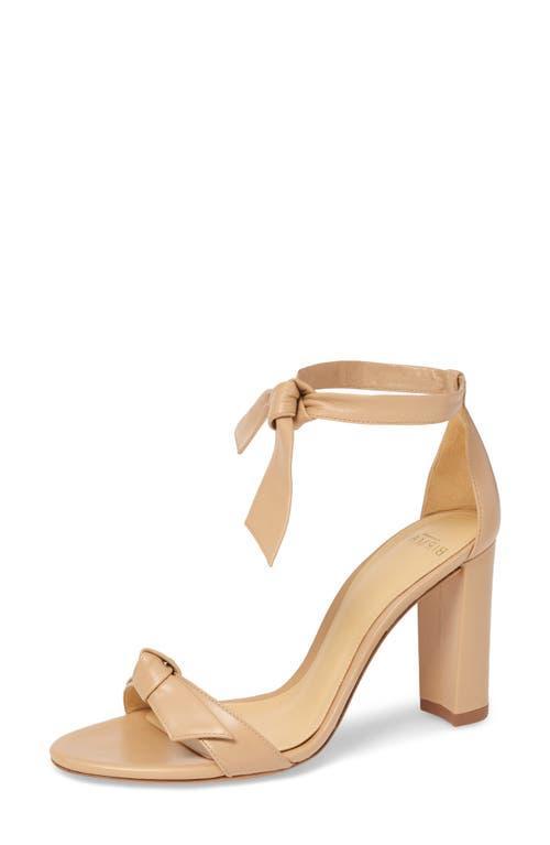 Clarita 90mm Leather Ankle-Tie High-Heel Sandals Product Image