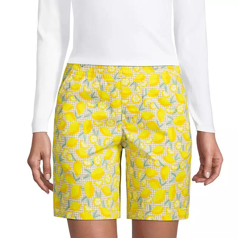 Womens Lands End Pull-On Chino Shorts Product Image
