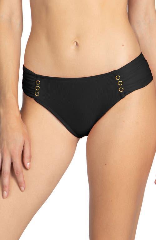 Womens Amy Ruched Hipster Bikini Bottoms Product Image