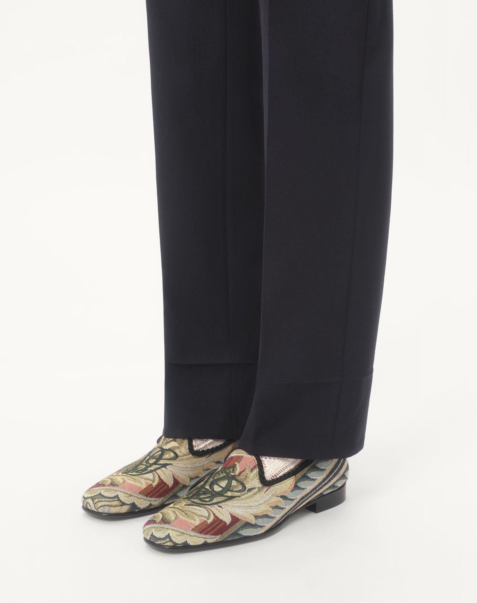 Les Alcôvettes Moccasin In Gobelin Fabric Product Image
