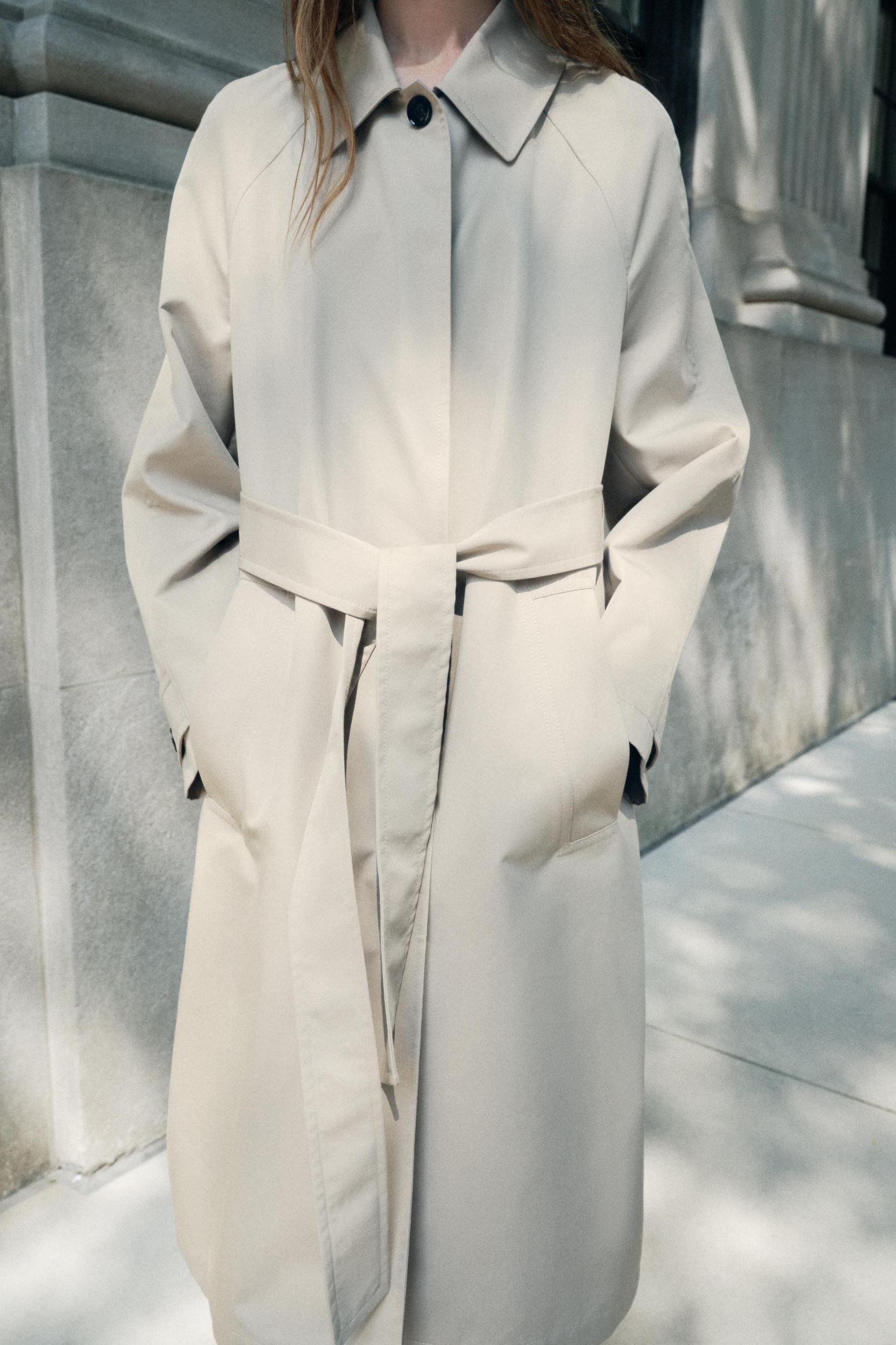 BELTED TRENCH COAT ZW COLLECTION Product Image
