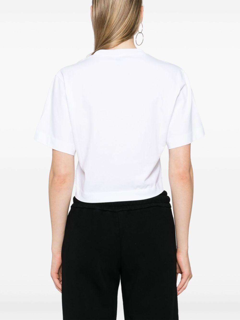 logo-print cropped T-shirt Product Image