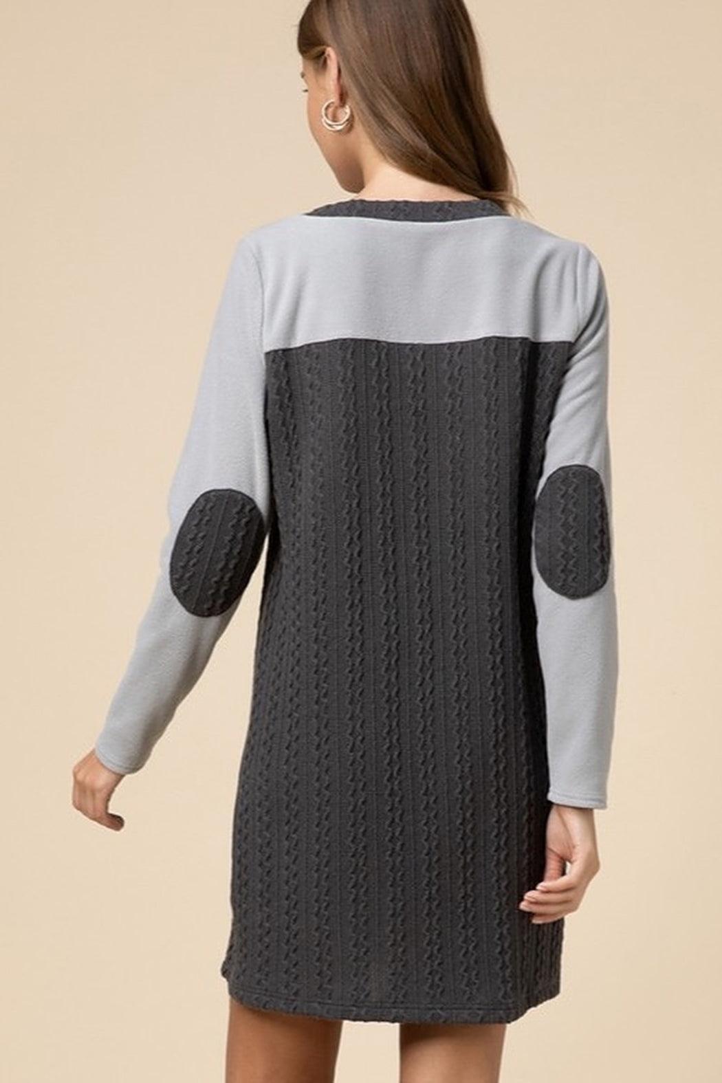 Cable-knit sweater dress Product Image