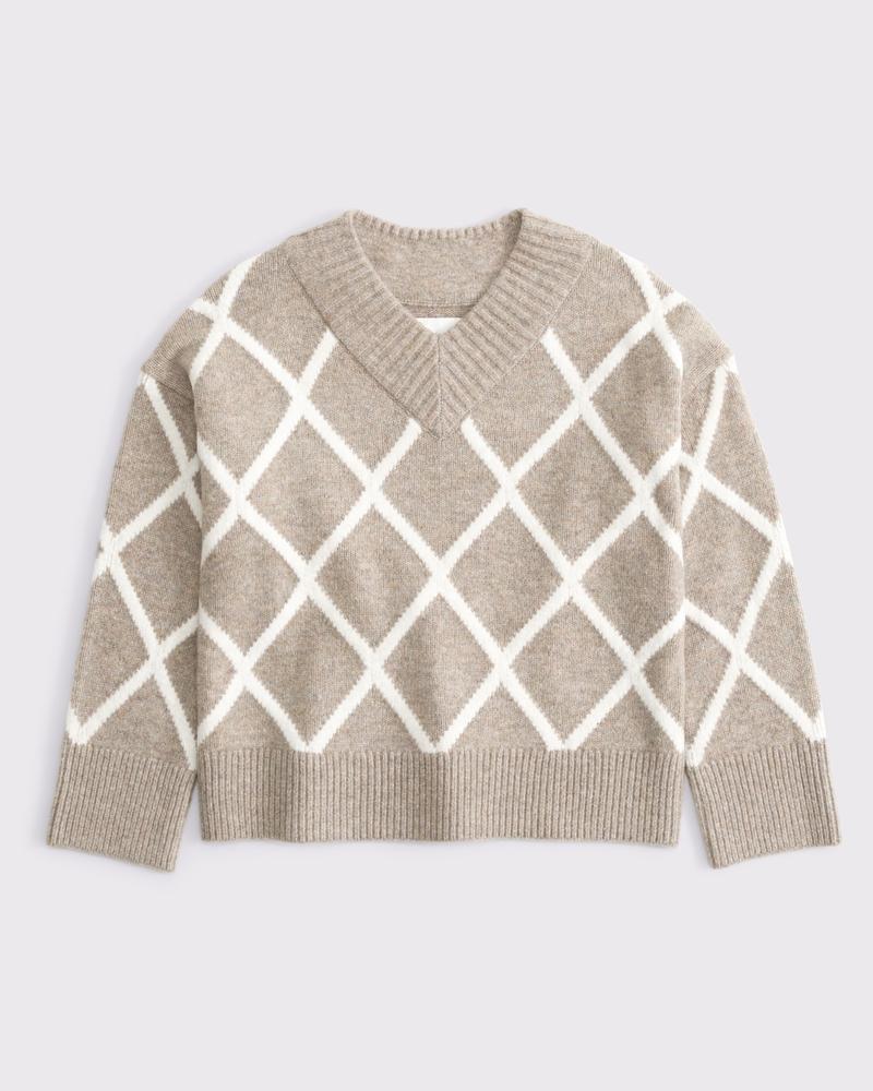High V-Neck Sweater Product Image