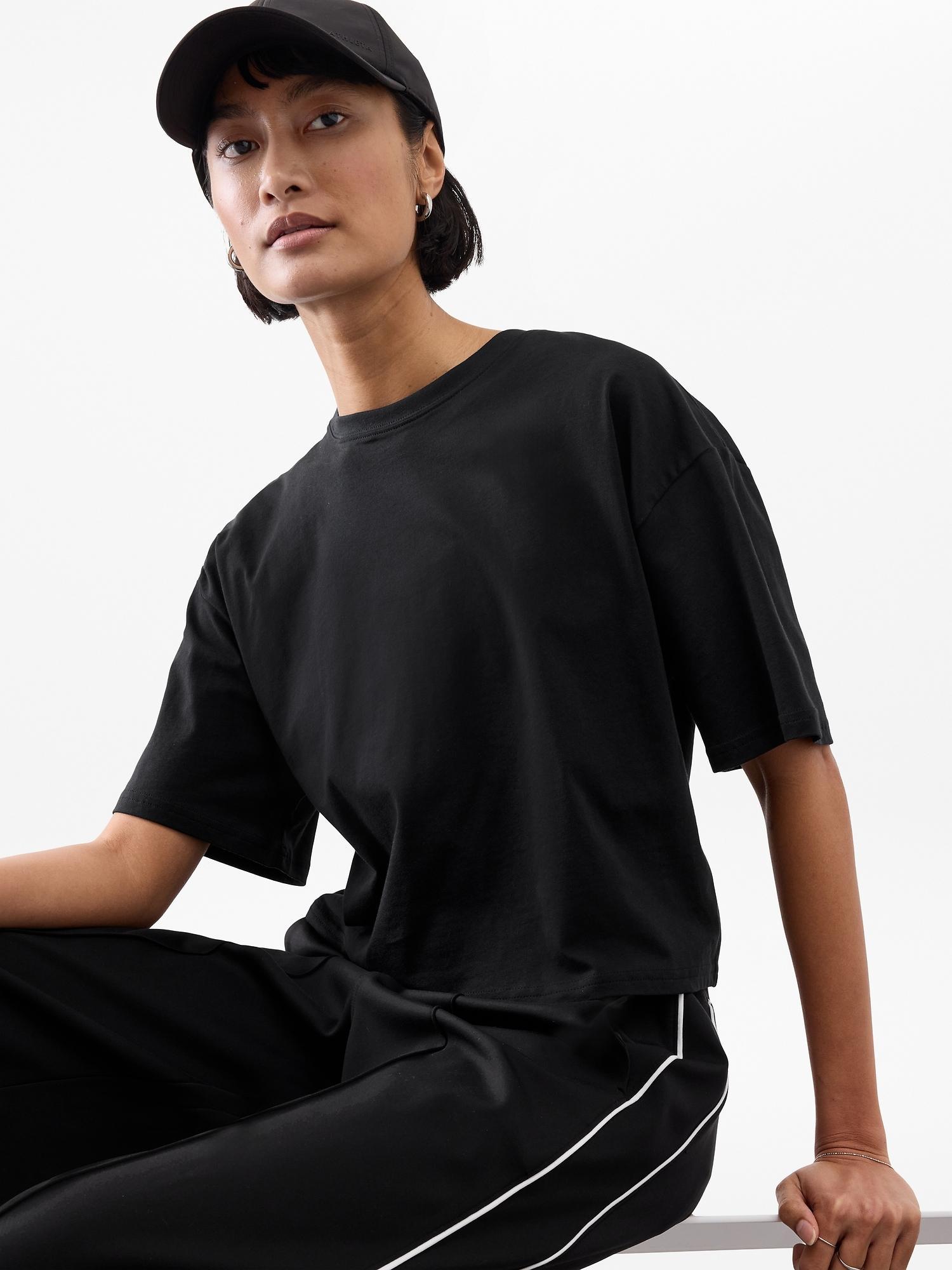 True Cotton Crop Tee Product Image