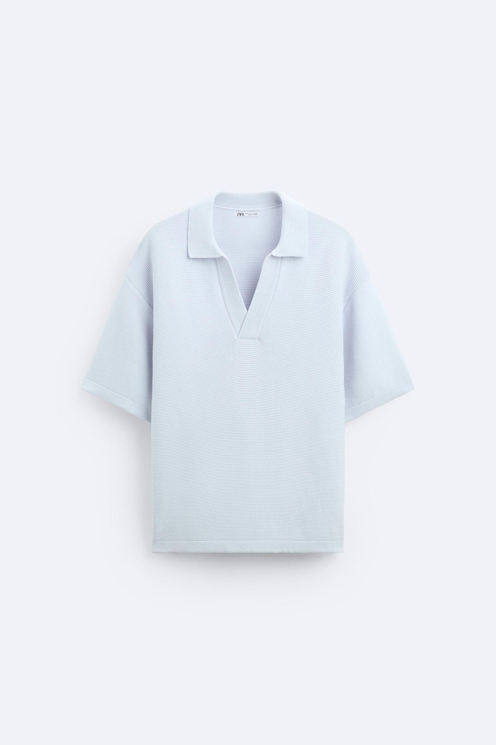 TEXTURED KNIT POLO Product Image