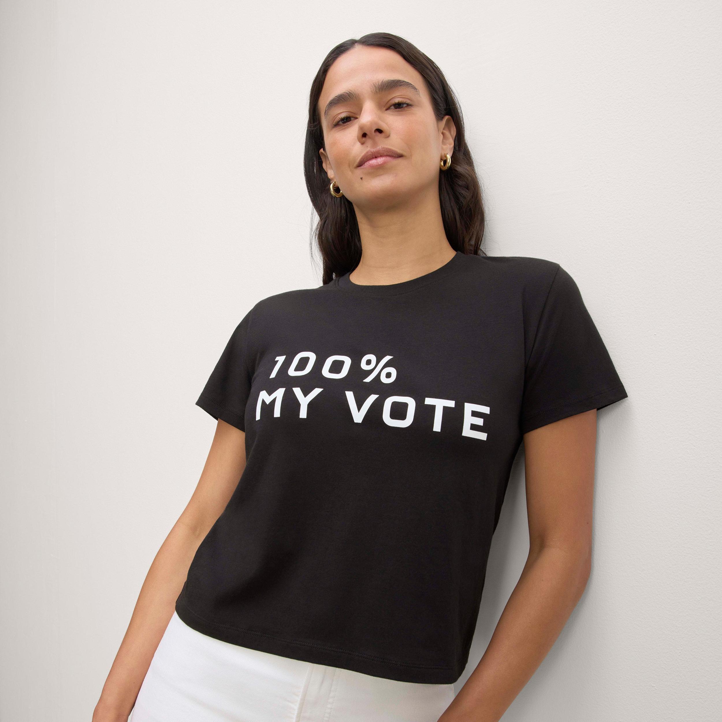 The Voter Tee in Essential Cotton Product Image