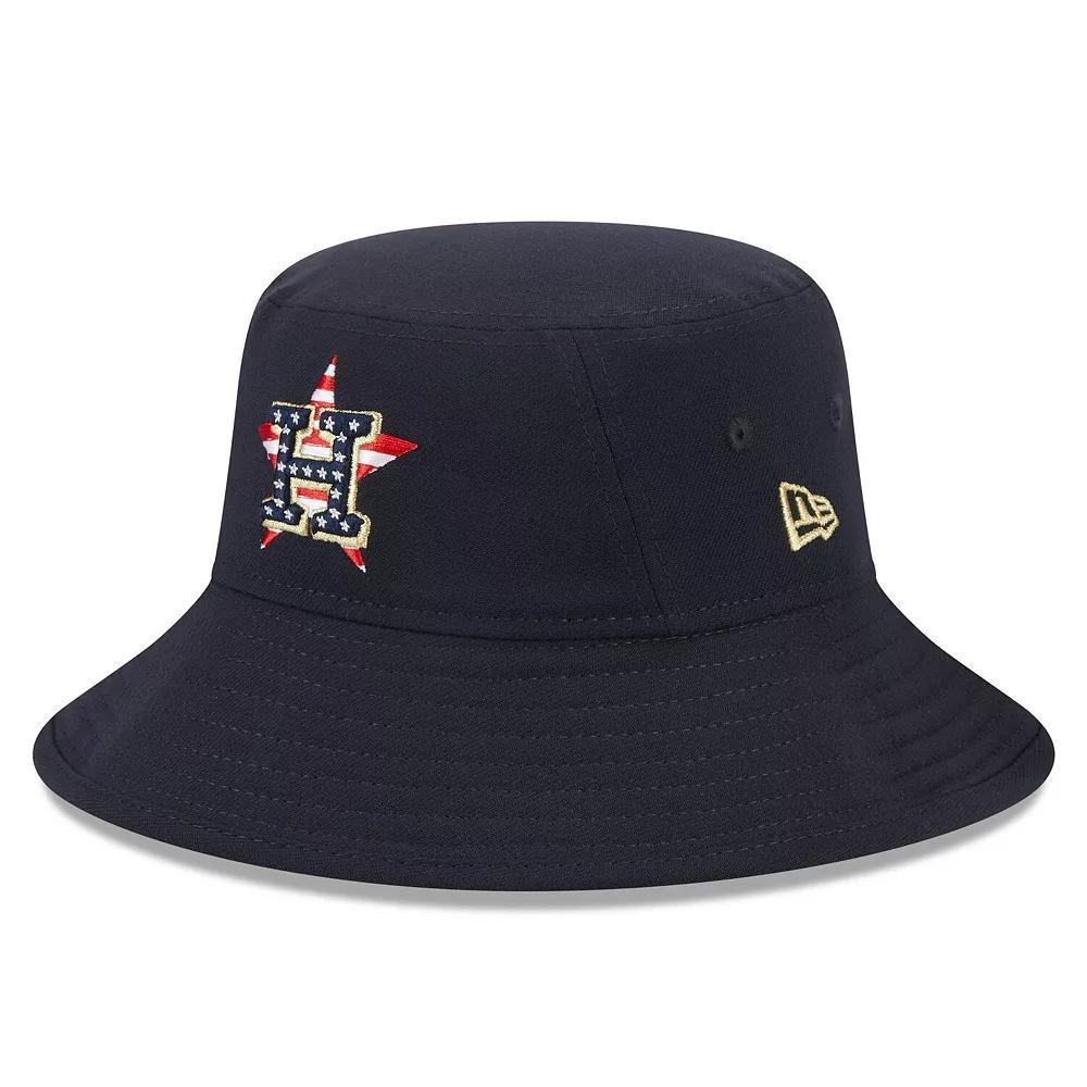 Men's New Era  Navy Houston Astros 2023 Fourth of July Bucket Hat, Blue Product Image