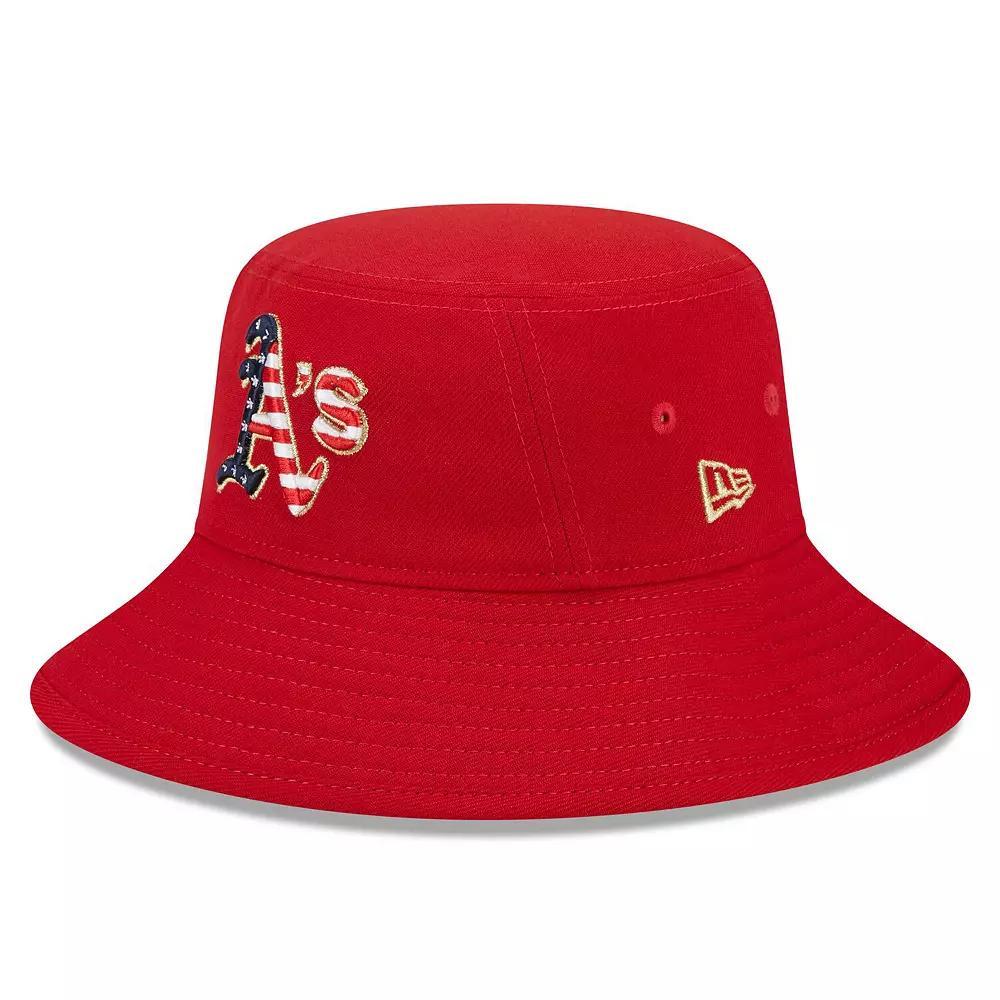 Mens New Era Oakland Athletics 2023 Fourth of July Bucket Hat Product Image