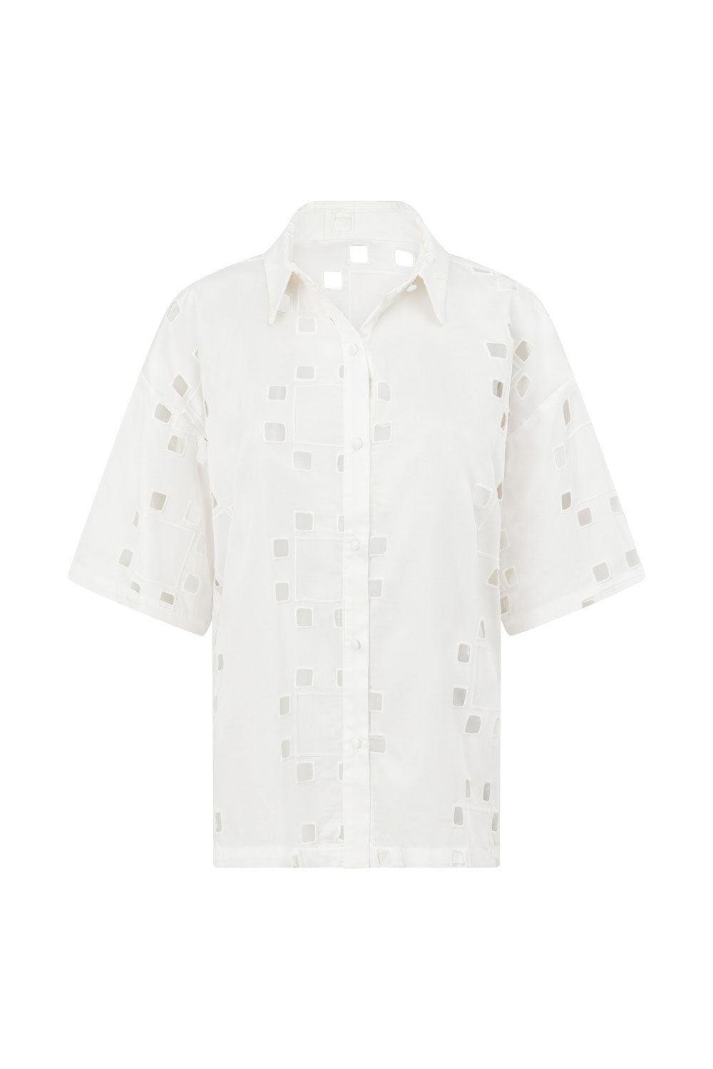 Ellakai Top - Cutwork Product Image