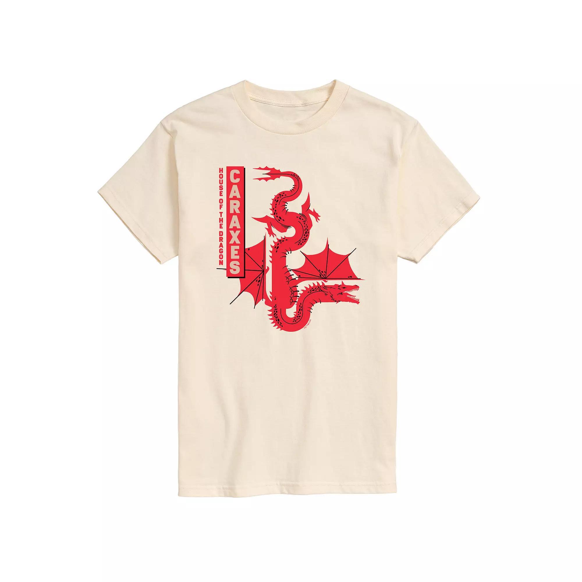 Mens House Of The Dragon Caraxes Dragon Graphic Tee Product Image