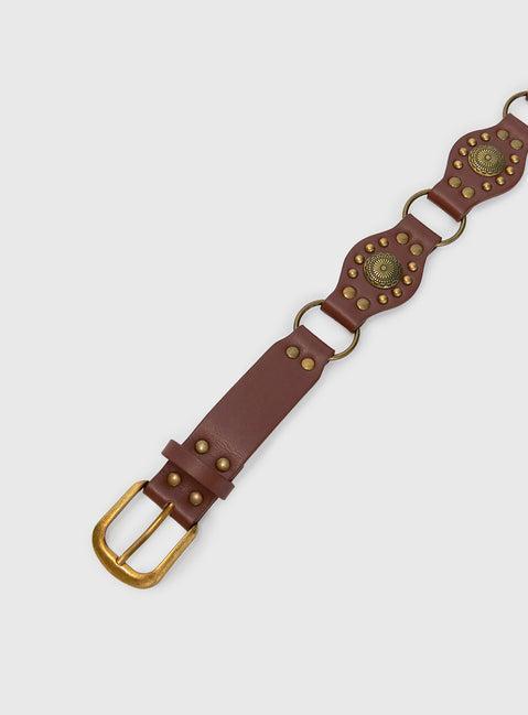 Perfect Cadence Belt Brown / Gold Product Image