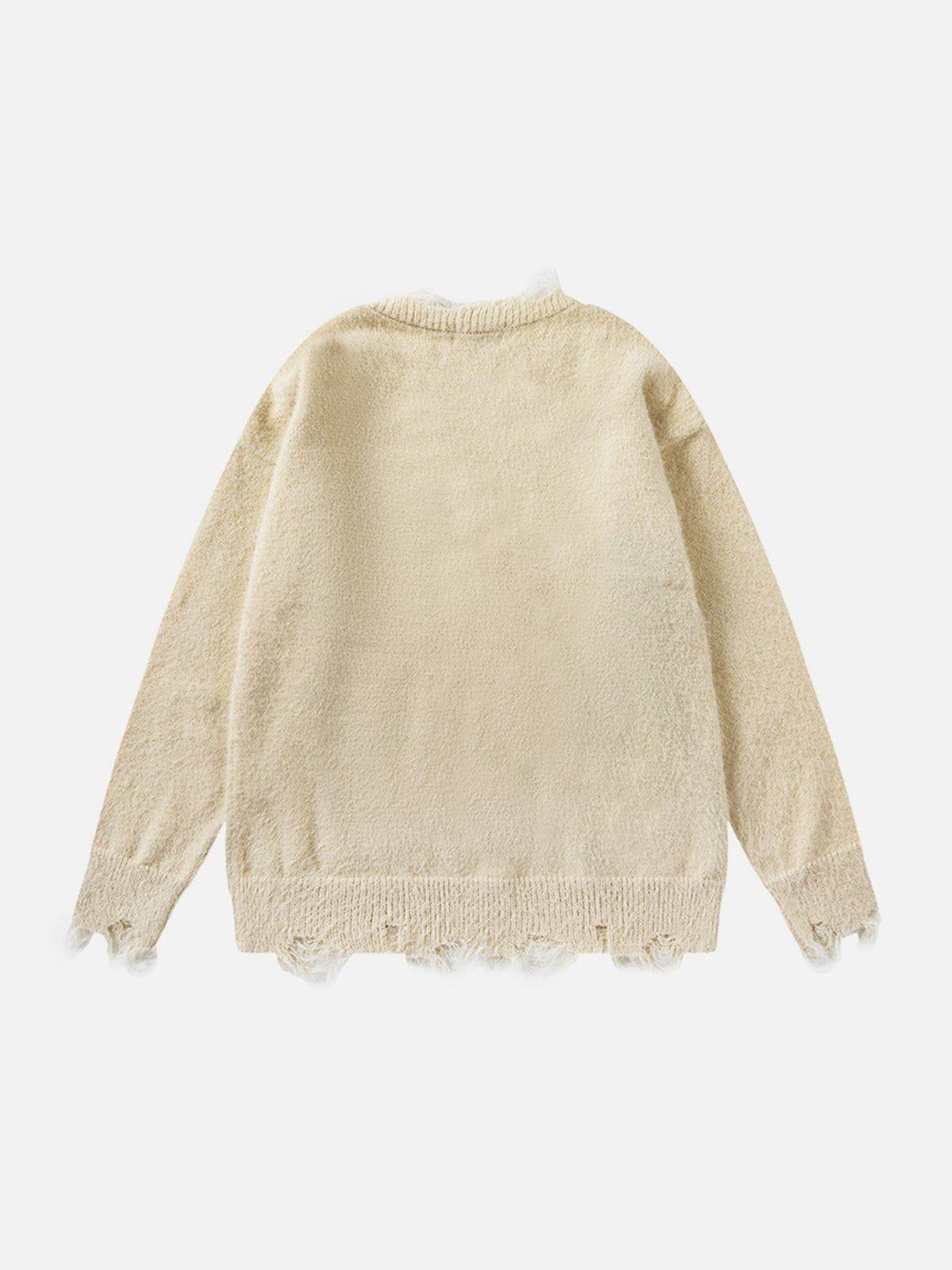 Aelfric Eden Color Blocking Cat Sweater Product Image