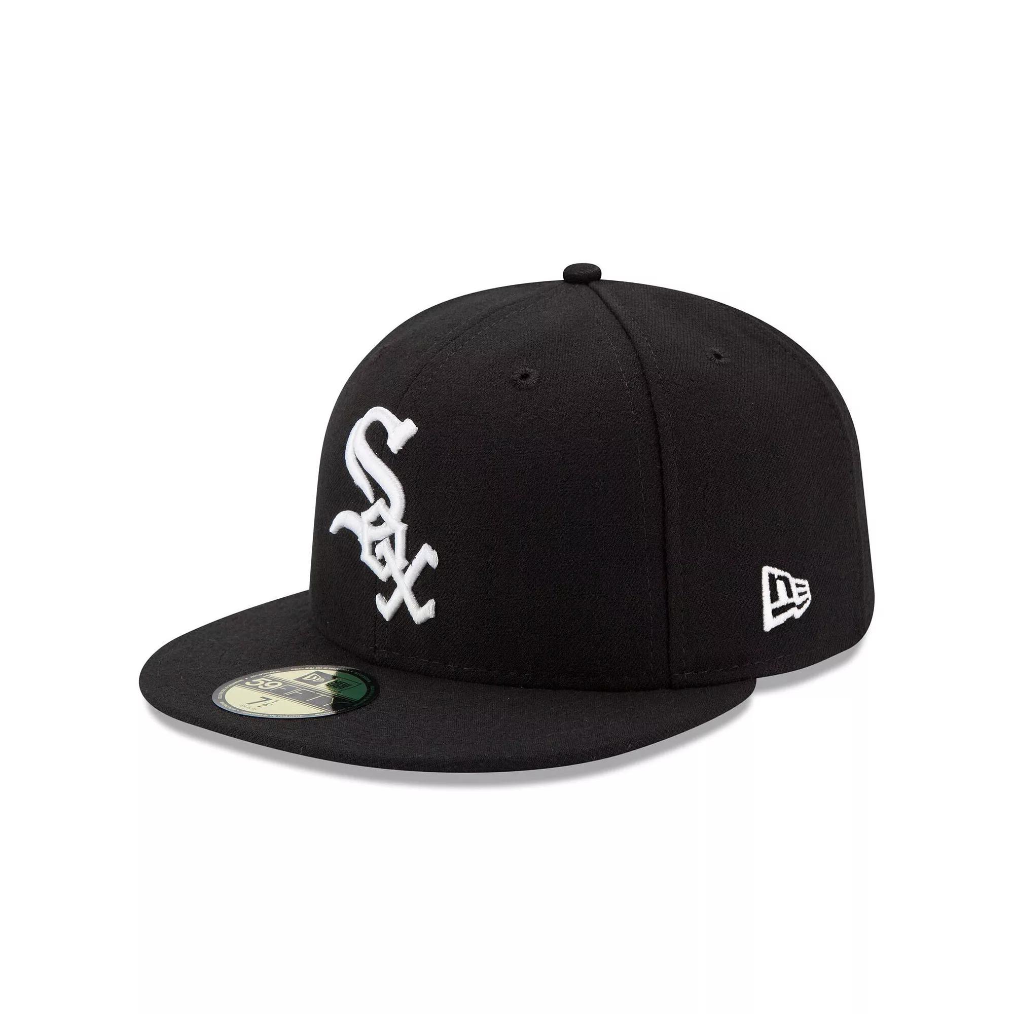 Men's New Era Black Chicago White Sox Game Authentic Collection On-Field 59FIFTY Fitted Hat, Size: 7 3/4 Product Image