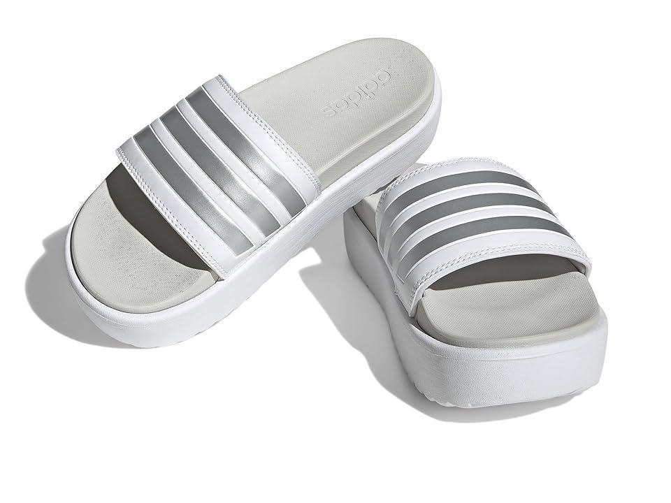 adidas Adilette Platform Slides Cloud White M 5 / W 6 Unisex Product Image