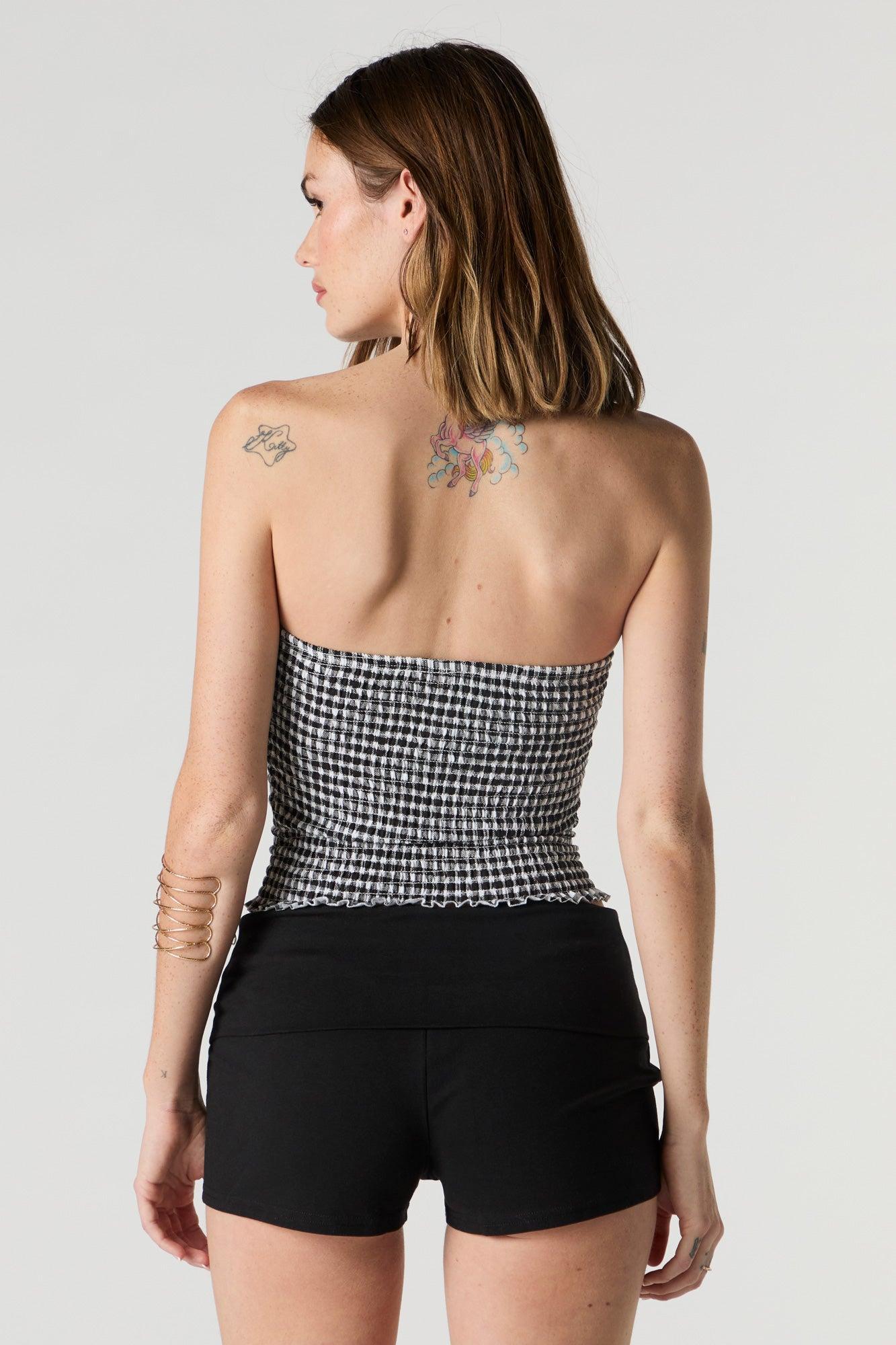 Foldover Waist Shortie Female Product Image
