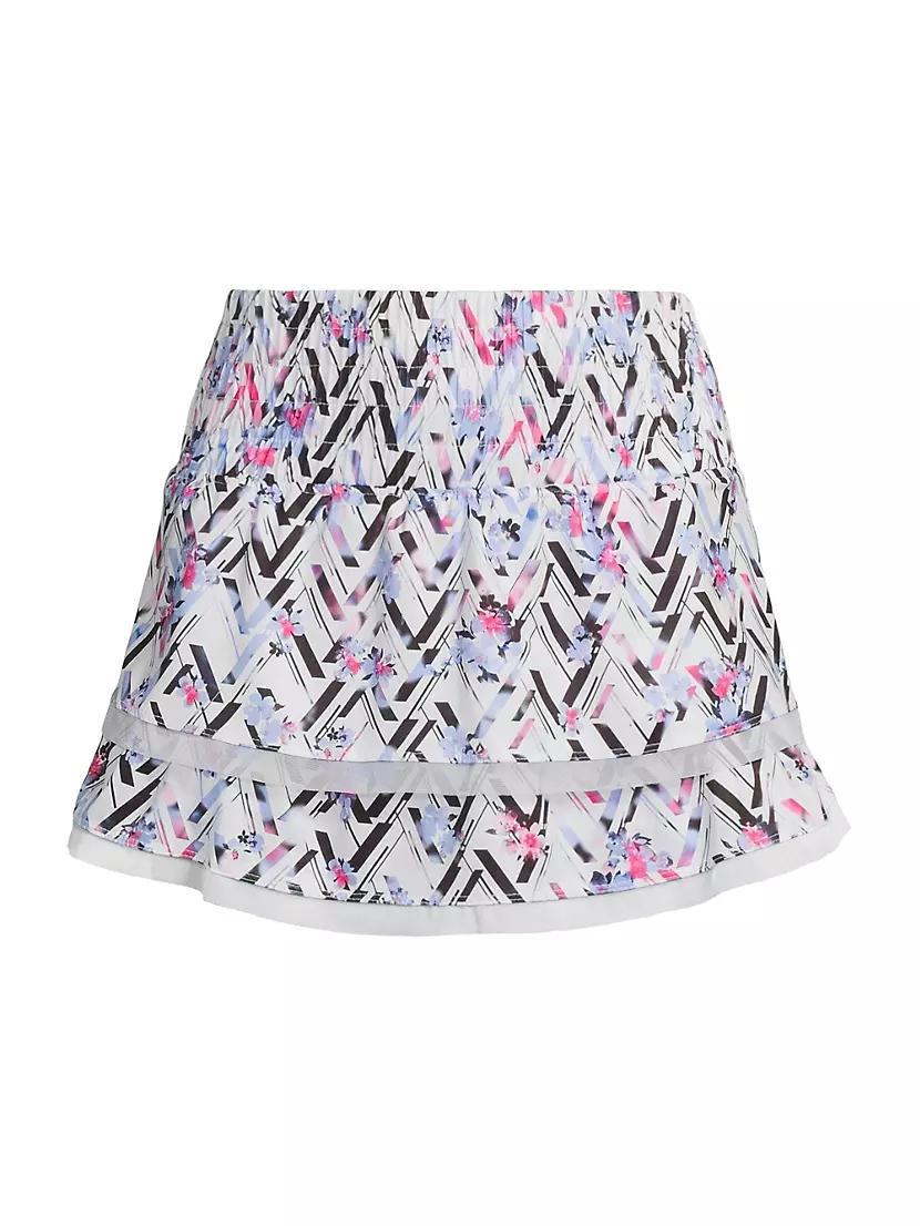 Got The Blues Wild Bloom Miniskirt Product Image