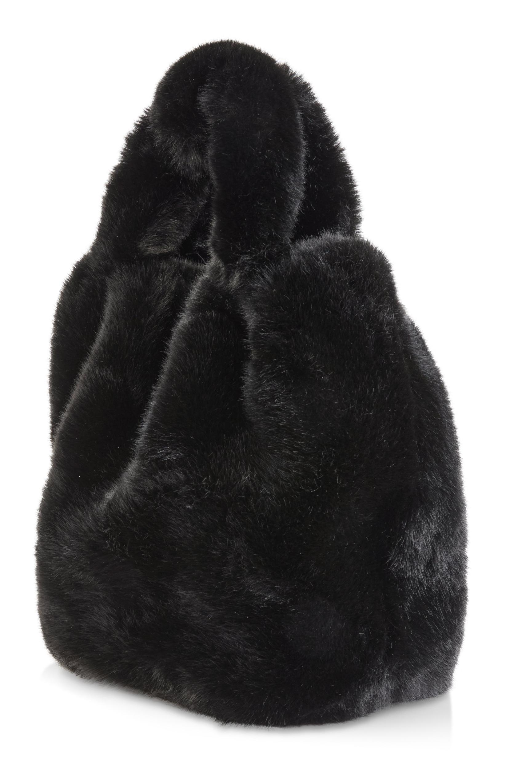 Faux Fur Handbag Female Product Image