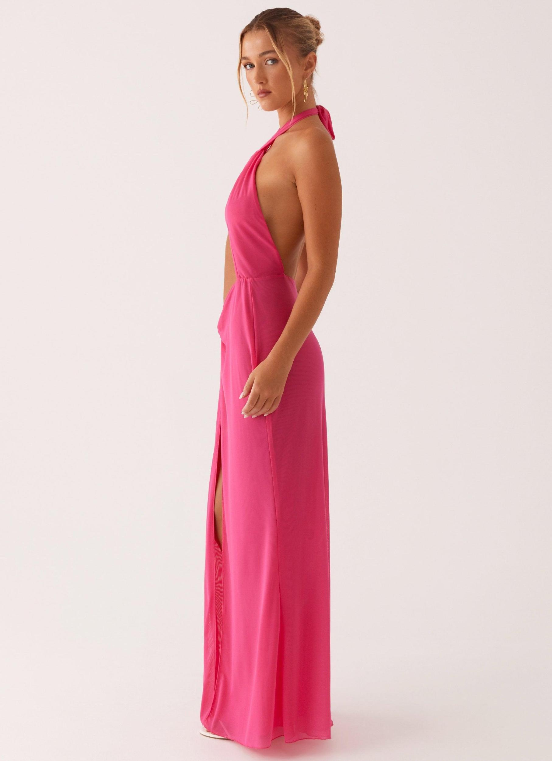 Centre Stage Maxi Dress - Pink Product Image