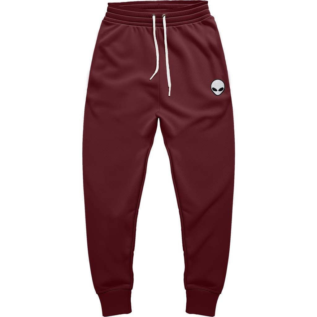 Dalix Mens Alien Midweight Fleece Jogger Pant in Maroon at Nordstrom, Size Large Product Image