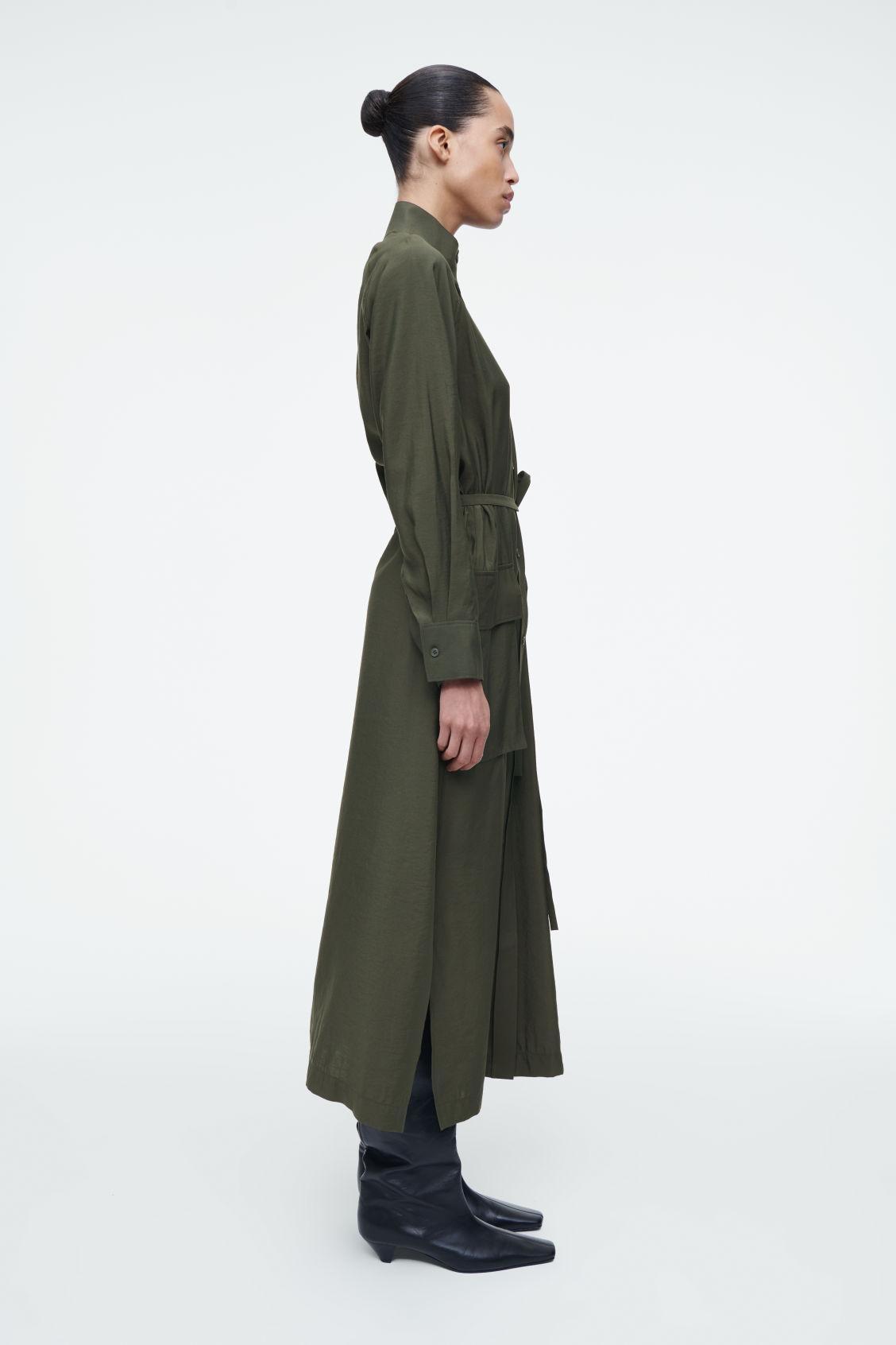 UTILITY BELTED SHIRT DRESS Product Image