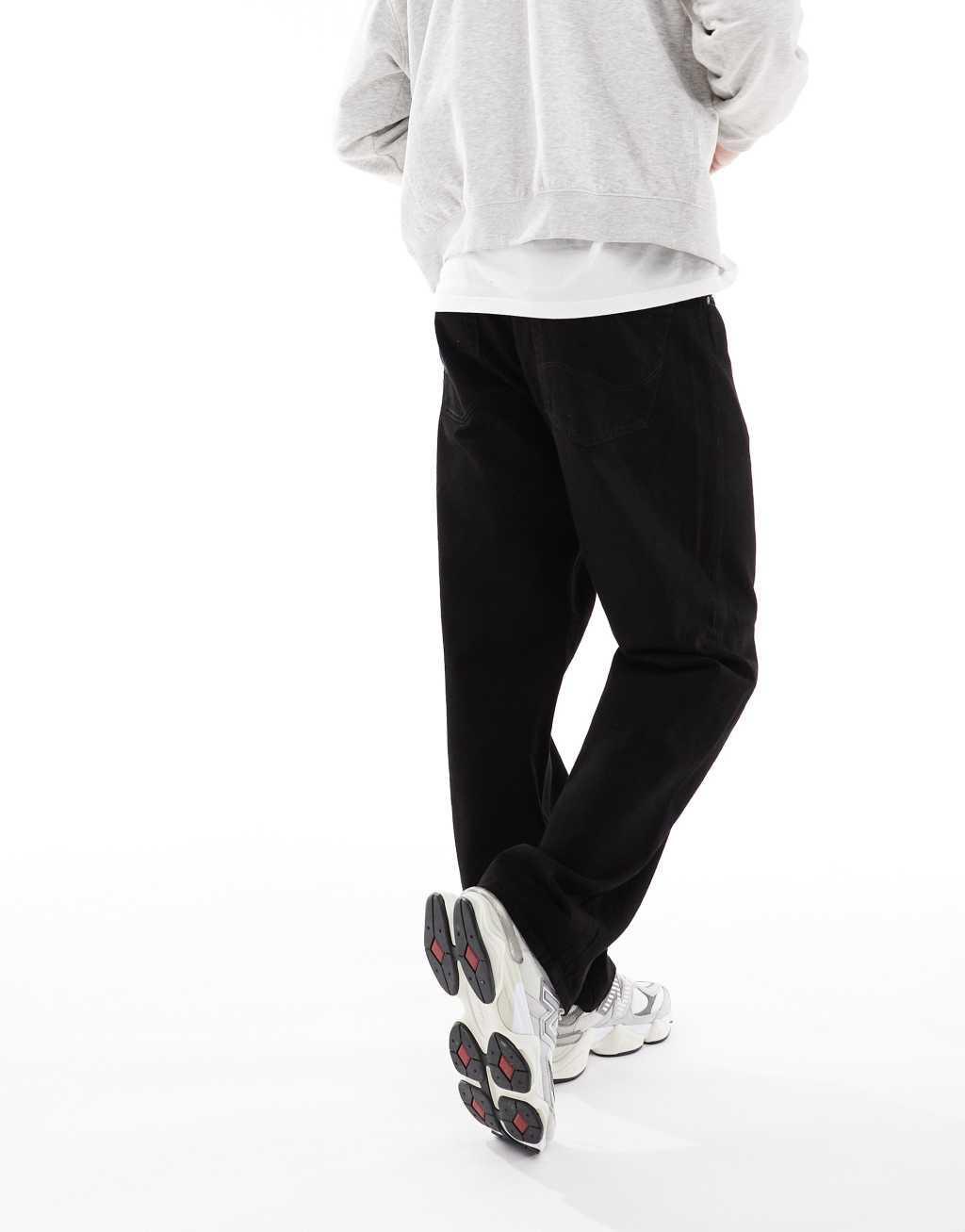 Jack & Jones alex baggy jean in black Product Image