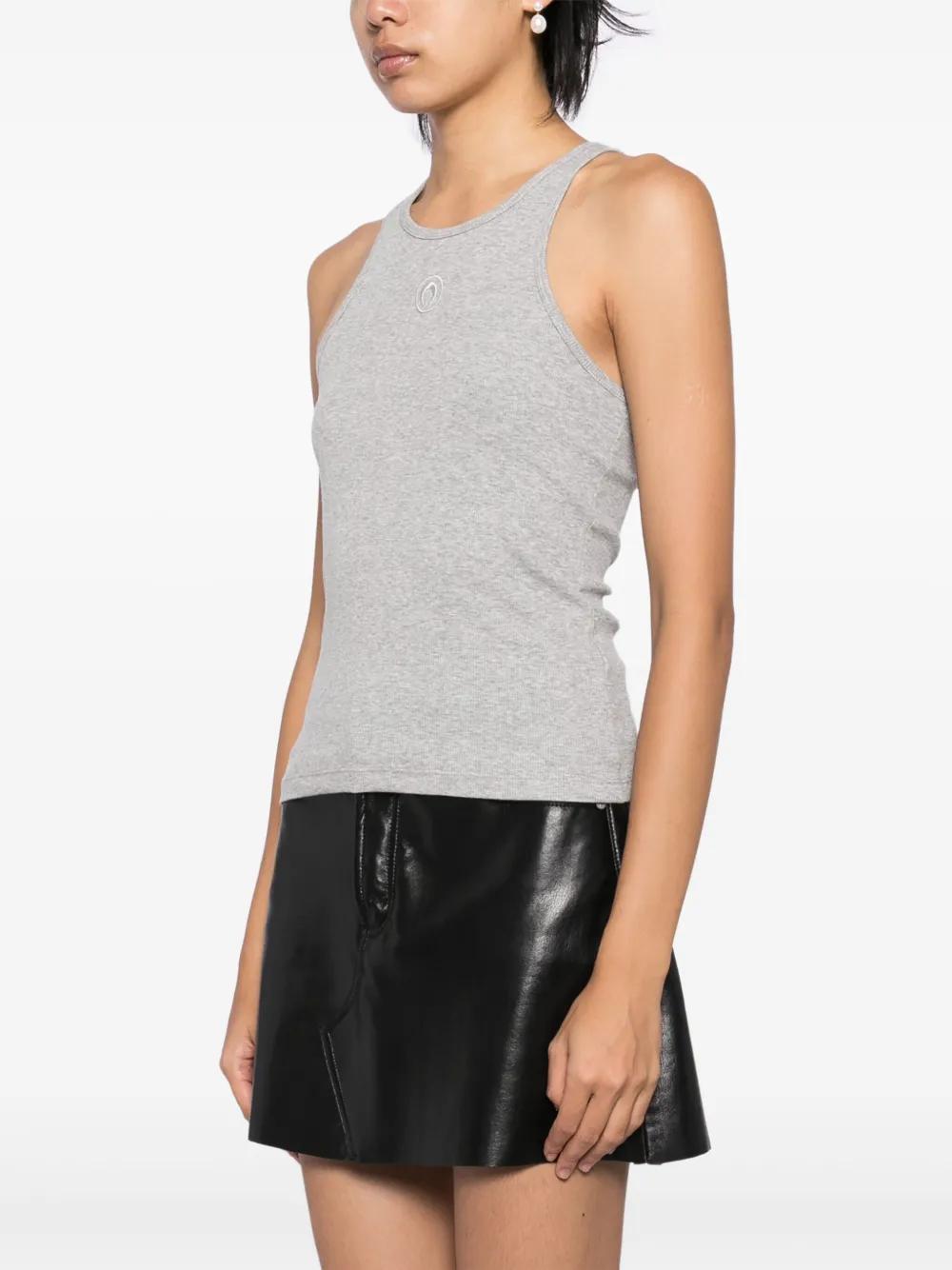 organic cotton ribbed tank top Product Image