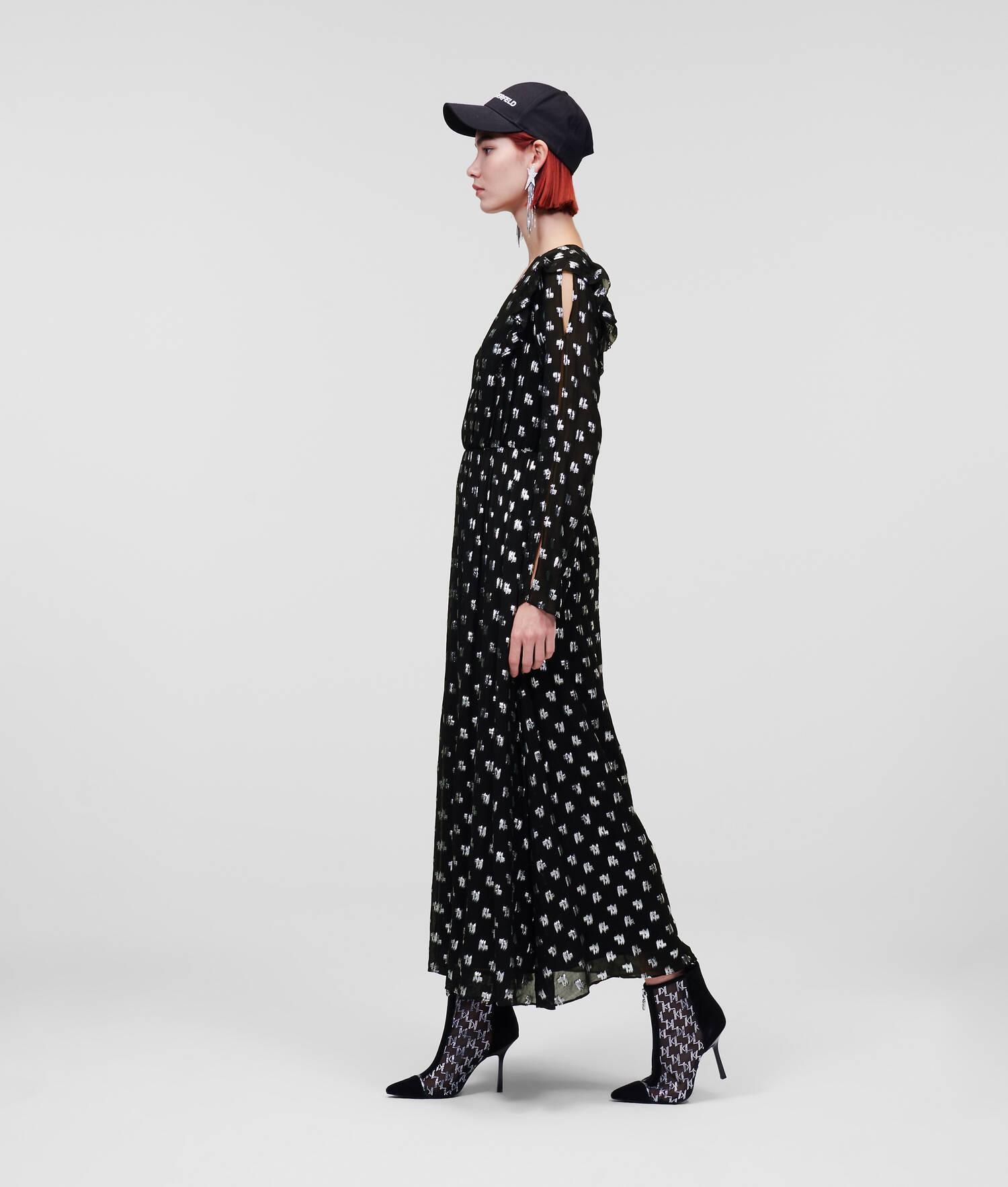 METALLIC KL MONOGRAM DRESS Product Image
